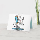 スナップピー誕生日クロコダイルカード カード (裏面)