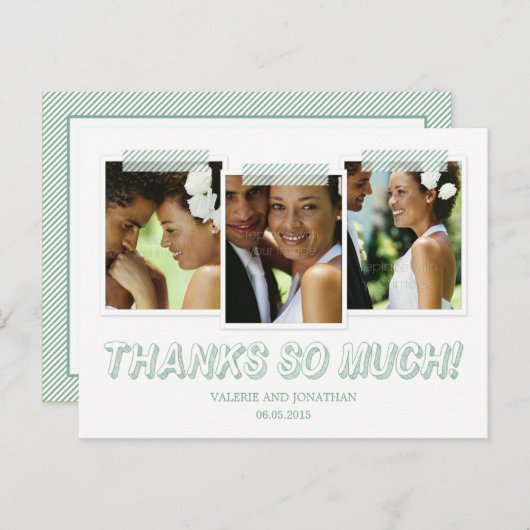 スナップファンキーショットありがとうはがき ポストカード (正面/裏面)