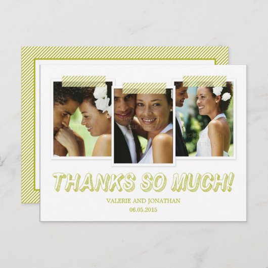 スナップファンキーショットありがとうはがき ポストカード (正面/裏面)