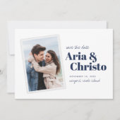 スナップモダンショット |垂直方向の写真 セーブザデート (正面)