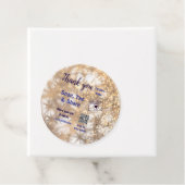 スナップラベル共有ソーシャルメディアq rコードグリッター金ゴールド フェイバータグ (インサイチュ)