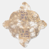 スナップラベル共有ソーシャルメディアq rコードグリッター金ゴールド フェイバーボックス (見開き)