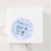 スナップラベル共有ソーシャルメディアq rコードグリッター青 フェイバータグ (インサイチュ)