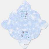 スナップラベル共有ソーシャルメディアq rコードグリッター青 フェイバーボックス (見開き)