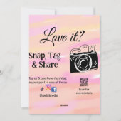 スナップラベル共有メディアカメラを追加の社会人はそれを愛する。A シーズンカード (裏面)