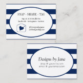 スナップ共有ラベルスモールビジネスオーダー挿入カード 名刺 (正面/裏面)