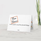 スナップ式ハロウィーンカード カード (裏面)