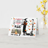 スナップ式ハロウィーンカード カード (黄色い花)