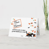 スナップ式ハロウィーンカード カード (裏面)