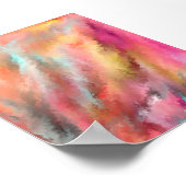 スナップ抽象芸術アート ポスター (角)