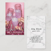 スナップ特殊モーメント誕生日写真 名刺 (正面/裏面)