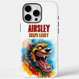 スナップ簡単に人狼カラフルハロウィーンモンスター iPhone 16 PRO MAXケース