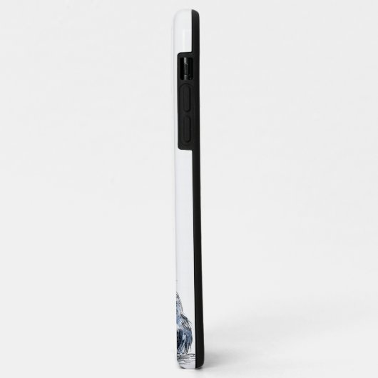 スナップ簡単に人狼ハロウィーンモンスターデザイン Case-Mate iPhoneケース (裏面/左)