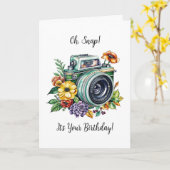 スナップ |あなたの誕生日! カード (黄色い花)