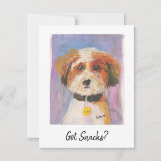 スナッ得ク？ドッグカード ノートカード