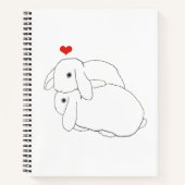 スナニーズのスパイラルノートを寄り添う ノートブック (正面)