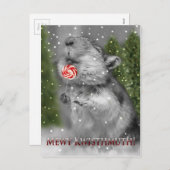 スナネズミのクリスマスの夢 シーズンポストカード (正面/裏面)