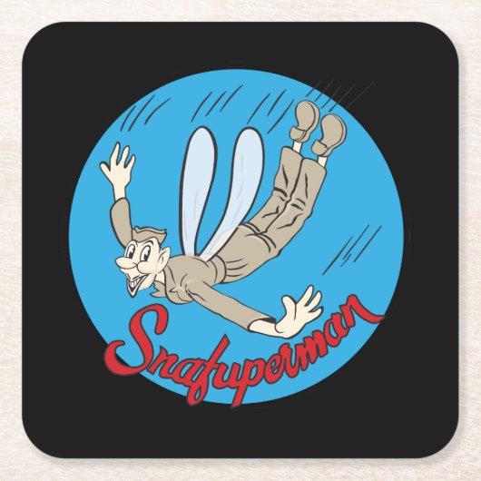 スナフペルマントニー・ルヴィエP-38稲妻ノサート スクエアペーパーコースター (正面)