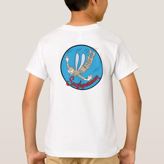 スナフペルマンP-38稲妻マンガノサート Tシャツ (裏面)