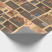 スナルメールのパターン ラッピングペーパー (角)