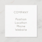 スナンケキンタウペアニマルプリントデザイナーオフィス スクエア名刺 (裏面)