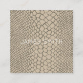 スナンケキンタウペアニマルプリントデザイナーオフィス スクエア名刺 (正面)