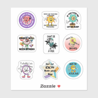 スナーキーおもしろいビニールのシール シール