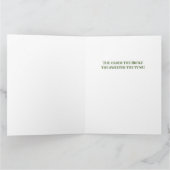 スナーキーアイリッシュ誕生日 カード (内部)