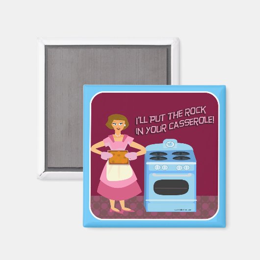 スナーキーカセロールハウスワイアことわざ マグネット (正面/裏面)