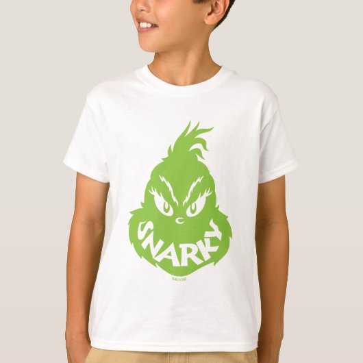 スナーキークリンチ | グリンチの顔 Tシャツ (正面)