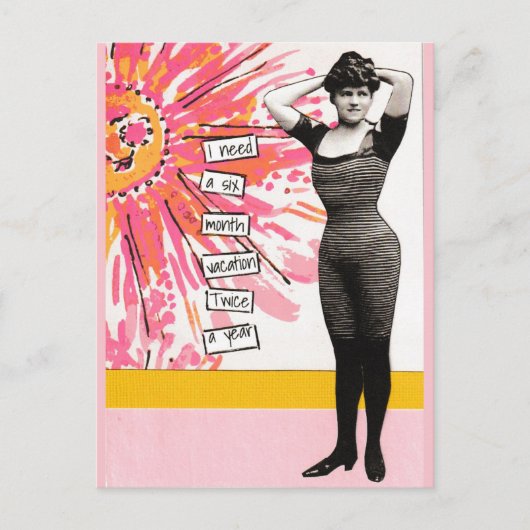 スナーキーバケーションハガキ6ヶ月 シーズンポストカード (正面)