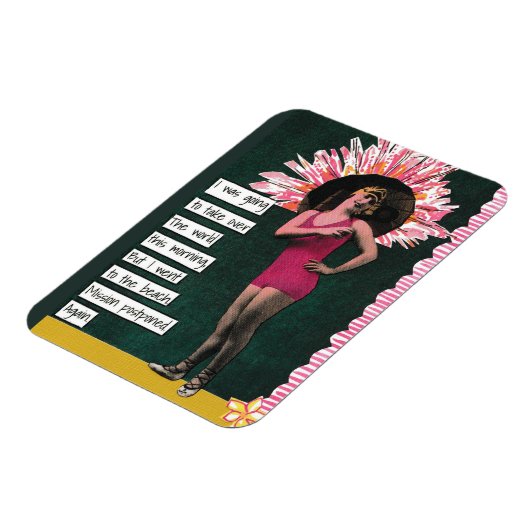 スナーキーバケーションマグネットビーチデイ マグネット (左側)