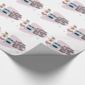 スナーキーホステスハウスウィフことわざ ラッピングペーパー (角)