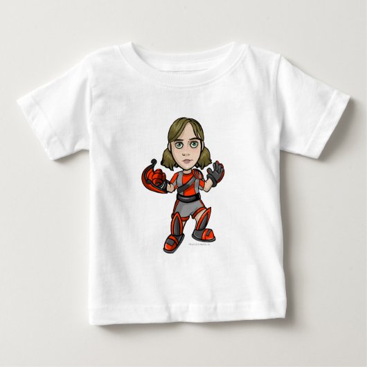 スナーキーヴィートペット宇宙ステーションスタッフプレーヤー ベビーTシャツ (正面)