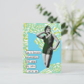 スナーキー休暇はがき私は遅れる シーズンポストカード (スタンド正面)