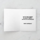 スナーキー37誕生日 カード (内部)