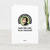 スナーキー55th誕生日挨拶 カード (裏面)