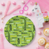 スナーキー・グリンチ |グリンチのスナーキーな句のパターン ペーパープレート (パーティー)