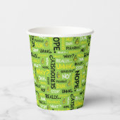 スナーキー・グリンチ |グリンチのスナーキーな句のパターン 紙コップ (裏面)