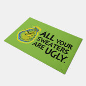 スナーキー・グリンチ |セーターがみな醜い ドアマット (アングル)