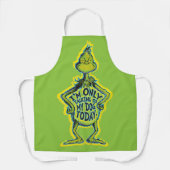 スナーキー·グリンチ|犬おもしろいと話しかけてないT エプロン (正面)