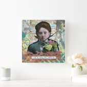 スナーキー スクエア壁時計 (ホーム)