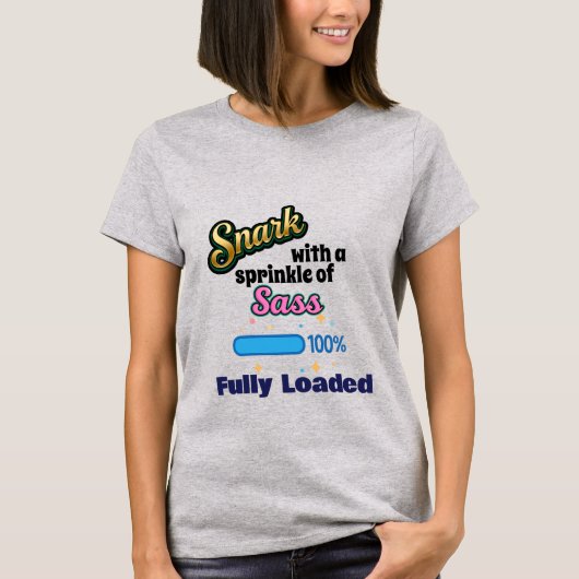 スナークとサス フル装備 激しい女性用Tシャツ Tシャツ (正面)