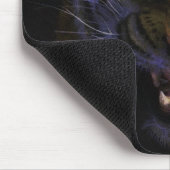 スナーリングベンガルタイガーファインアート野生生物マウスパッド マウスパッド (コーナー)