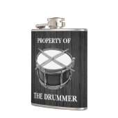 スナーレドラムドラムスティックロック&転がミュージシャンドラマー フラスク (左)