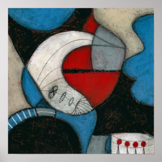 スナーレ太鼓ポスターウォールアート ポスター (正面)