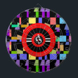 スニアクットインターロック金属ケージダートボード ダーツボード<br><div class="desc">アーティスト・ロリー・オルティスによるこのデザイナーSneakit Target Dartboardとおもしろいを持っている。</div>