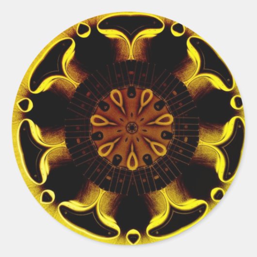 スニスタステッカー ラウンドシール (正面)