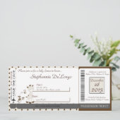 スニッカードードルキリンベビーシャワー招待状 招待状 (スタンド正面)