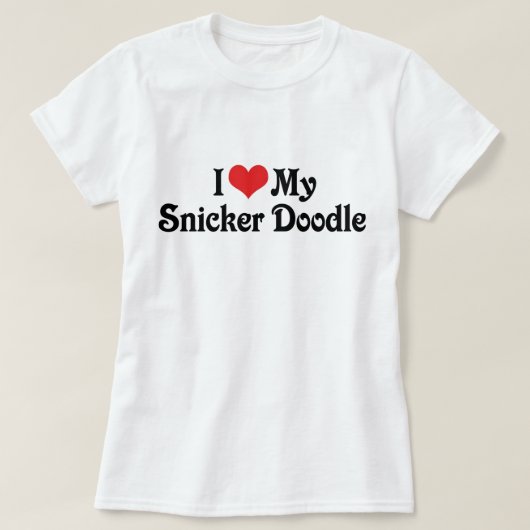 スニッカー ドゥードル大好き Tシャツ (デザイン正面)